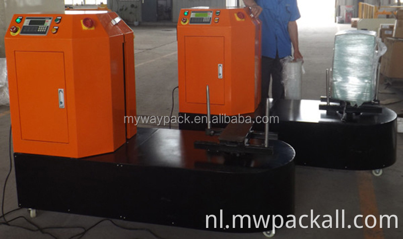 Myway-merk Luchthaventerminal-bagagewikkelmachine Hoge kwaliteit en lage prijs Hot-bagagewikkelmachine